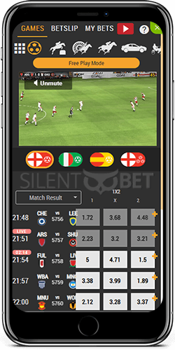 PlayaBets Virtual Sports on iOS