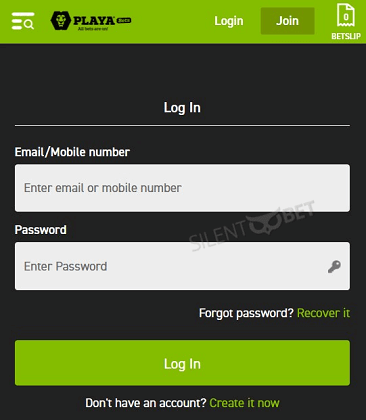 how to login playabets account